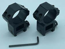 Rifle Scope Rings Medium Profile See Through 30mm DIA Weaver Picatinny Rail R05