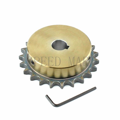 08B 24 Dientes Perímetro 18mm a 35mm Metal Piloto Motor Rodillo Cadena Llave - Imagen 2 de 7