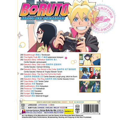 Boruto : Naruto Next Generations Vol.1-293 Anime DVD English