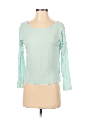 Zara Basic Women Green Long Sleeve T 