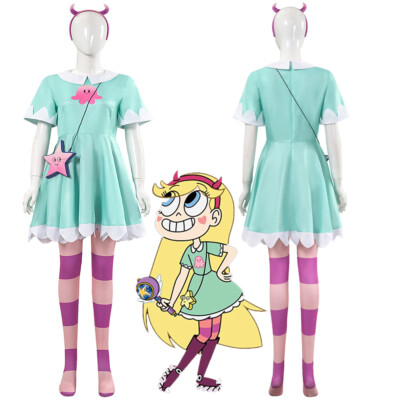 Cosplay Star vs The Forces of Evil Butterfly Röcke Socken Taschen Kostüme Anzüge