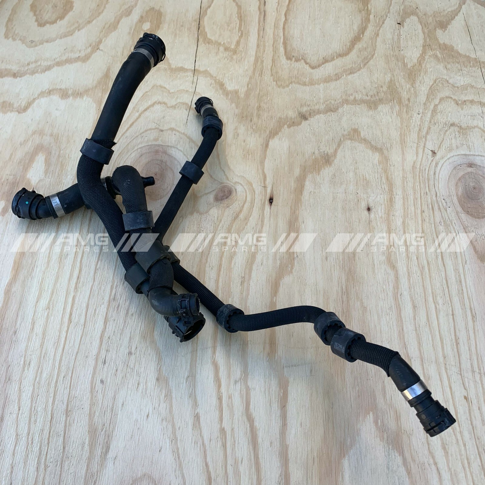 Genuine Mercedes OEM C117 M133 coolant line for oil cooler CLA45 