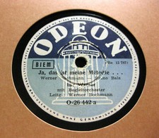 ILSE WERNER Ja, das ist meine Melodie / Keiner singt wie Eduard ODEON (183)