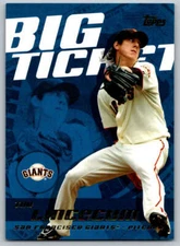 2009 Topps Ticket to Stardom Big Ticket Gold #BT9 Tim Lincecum 50 (ref 168751)