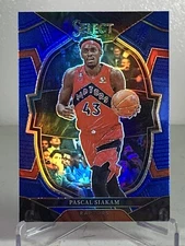 2022-23 Panini Select Pascal Siakam #48 Blue Prizm Concourse Lvl Toronto Raptors