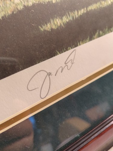 Joe Montana And Artist Signed Lithograph Print Notre Dame 515/1000 - Picture 8 of 12