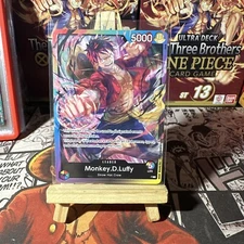 One Piece Monkey D. Luffy - Promo - Multicolor Leader - Nonfoil 2nd Anniversary