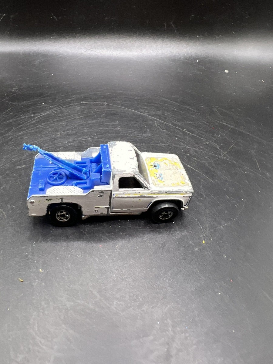 1974 Hot Wheels Redline White Ramblin' Wrecker Larrys Towing Tow