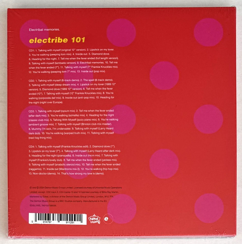 ELECTRIBE 101 * ELECTRIBAL MEMORIES * LIMITED SIGNED 4CD BOX SET * 1000 ONLY! - Image 2 of 4