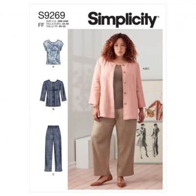 Simplicity Schnittmuster 9269 GG (26W-28W-30W-32W)