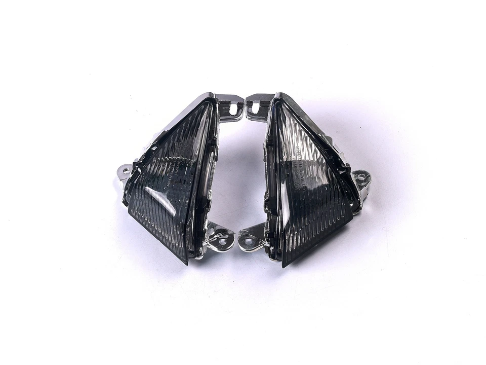 Señales de giro delanteras LED Smoke Kawasaki 2006-2019 Ninja ZX-14R; 2008-2018 1400GTR Foto 2 de 4