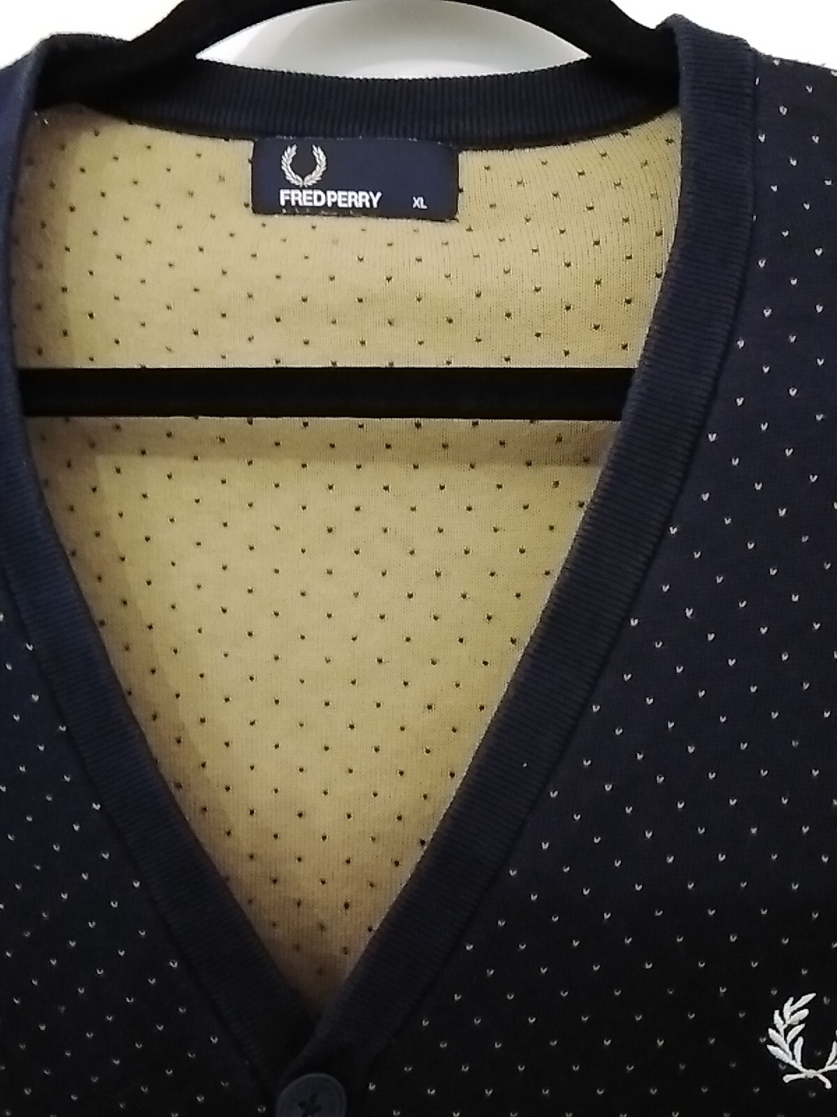 Xl Mens Fred Perry Cardigan eBay