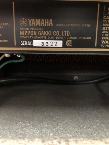 Yamaha JX30B JX-30B Gitarren Combo Verstärker 40W braun Test abgeschlossen - Bild 8 von 9