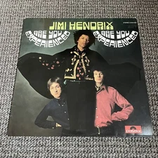 Jimi Hendrix – Are You Experienced Vinyl Record EARLY GERMAN Pressing BLACK 1985