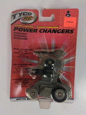 TYCO RC Power Changers Silver Robot New on Card Mattel