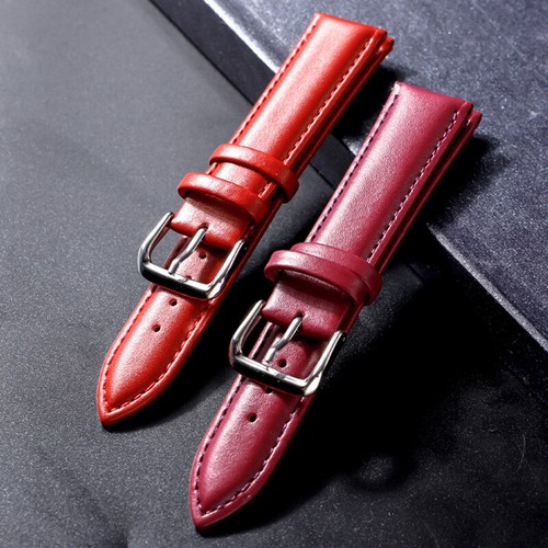 Watch Band Watchbands Genuine Leather 12/14/16/18/19/20/21/22/24mm Watch Access - Picture 10 of 19