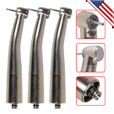 3 Dental High Speed Fiber Optic Handpiece fit NSK LED Coupling 6 Holes