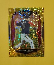 2021 Panini Select Gold Disco Prizm /10 Patrick Corbin #122 Premier Level SSP 
