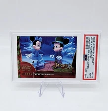 2004 UD Disney Holiday Christmas Mickey and Minnie Mouse #41 PSA 9 None Higher 