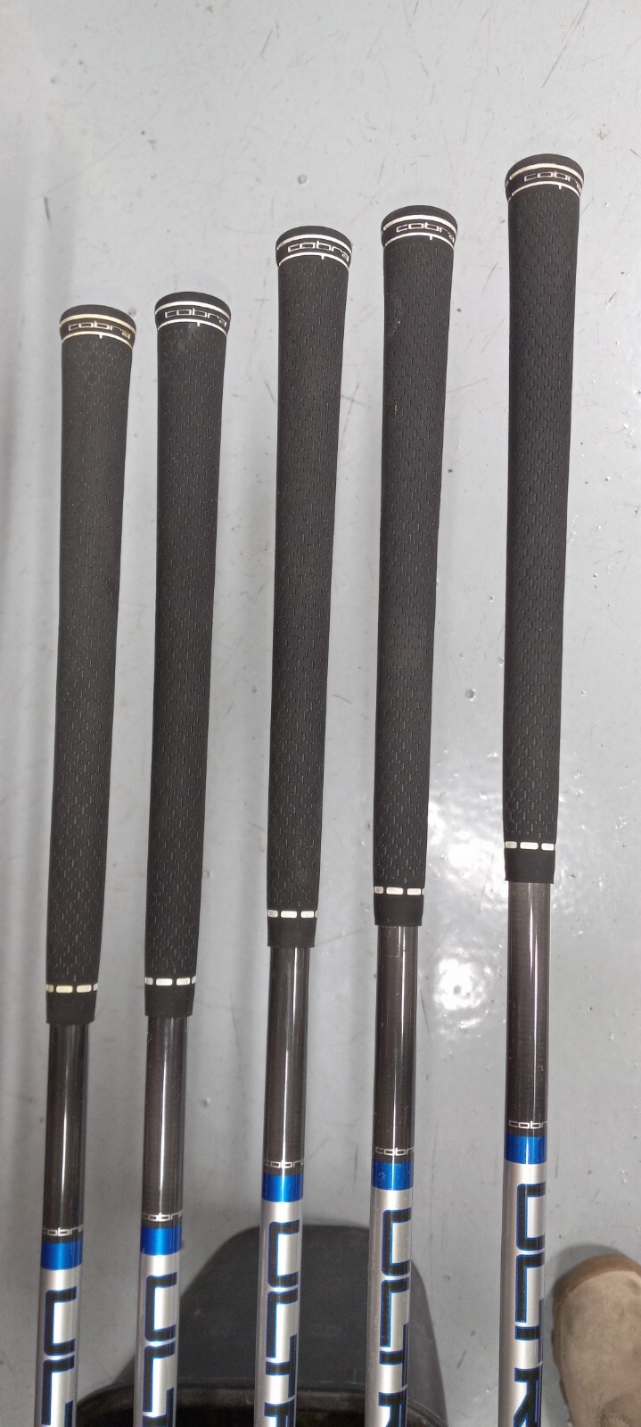 Set Of 5 Cobra Ultra Lite T Rail Hybrid Irons.used Golf Clubs eBay