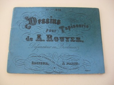 1877 Designs pour Tapisserie #404 color cross stitch graphs, ORIGINAL