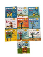10 Books Pete the Cat I Can Read Phonics English Picture Book Story