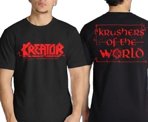 Kreator Merch Krushers Of The World Tour 2026 Logo Two Sided Unisex T ...