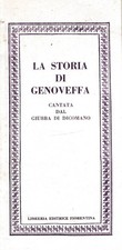 La storia di Genoveffa. cantata dal Giubba di Dicomano. AA.VV.. 1983. .