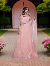 Stone Sequins Lehenga Choli Set