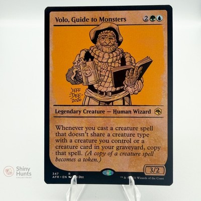 volo mtg card Volo, Guide to Monsters [Dungeons & Dragons: Adventures in the Forgott Evolves from null Rules Discard 1 of your Benched Pokémon V and all attached cards Volo, Itinerant Scholar (Commander Legends: