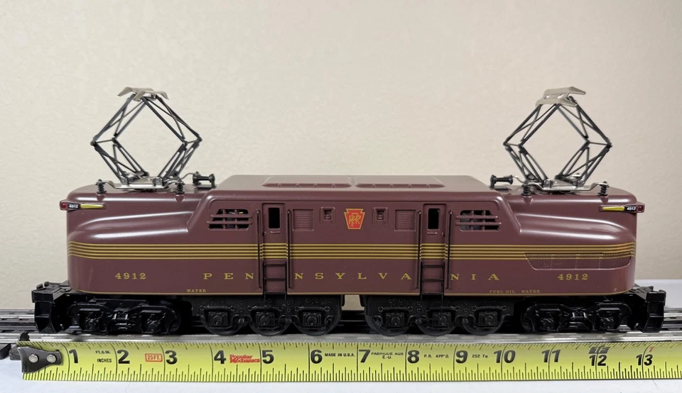 K-Line O Pennsylvania RR 5-Stripe GG-1 Electric Locomotive 4912 TESTED-SEE VIDEO - Image 2 of 4