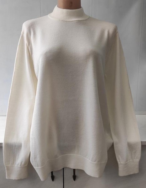 Women CLARINA Sweater White Wool L