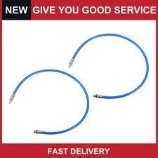 Universal 31" Length 1/8" NPT Trailer Grease Gun Flex Hose Extension Pack of 2