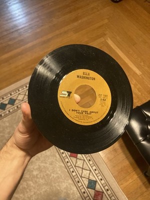 ELLA WASHINGTON, 70s SOUL 45, I DON T CARE ABOUT YOUR PAST, SOUND STAGE 7 LABEL