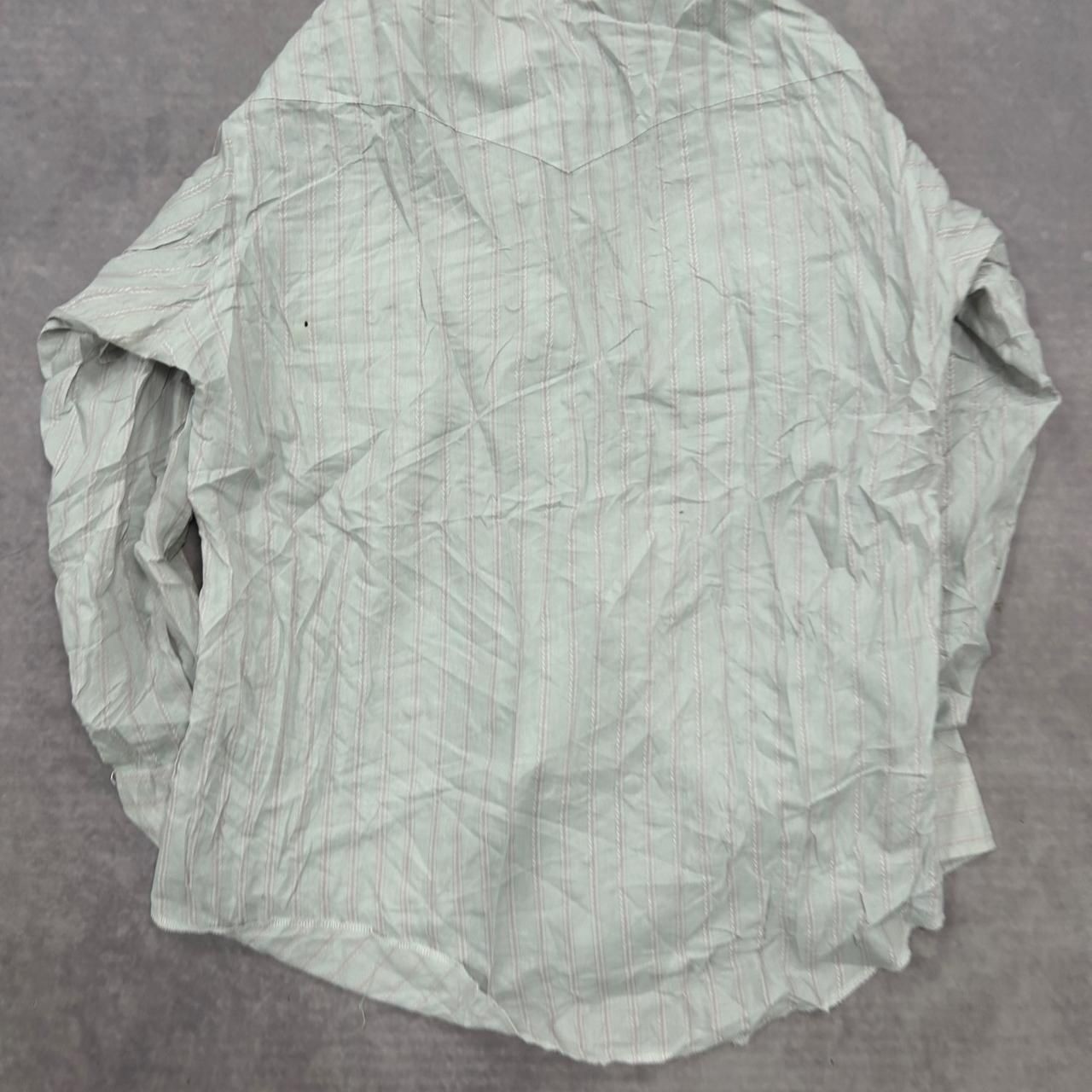 Wrangler Western Shirt striped patterned long sleeve shirt Women's M (12-14) thumbnail 5