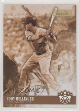 2018 Diamond Kings Sepia Variation Artist Proof Gold 21/99 Cody Bellinger o7m