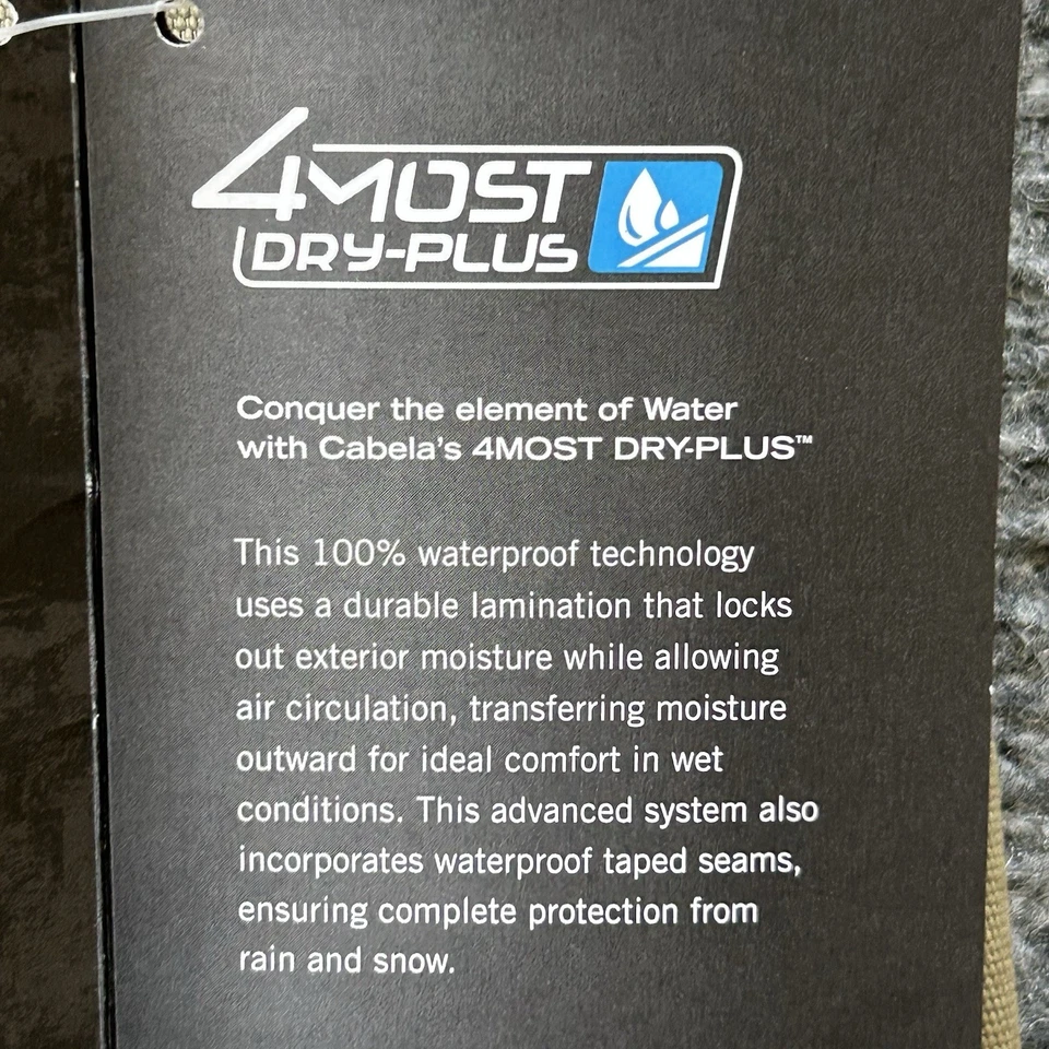 Guide Series Pants Men 44X33 Tan Dry Plus Upland Brush Briar Proof Duck Hunting - Image 3 of 4