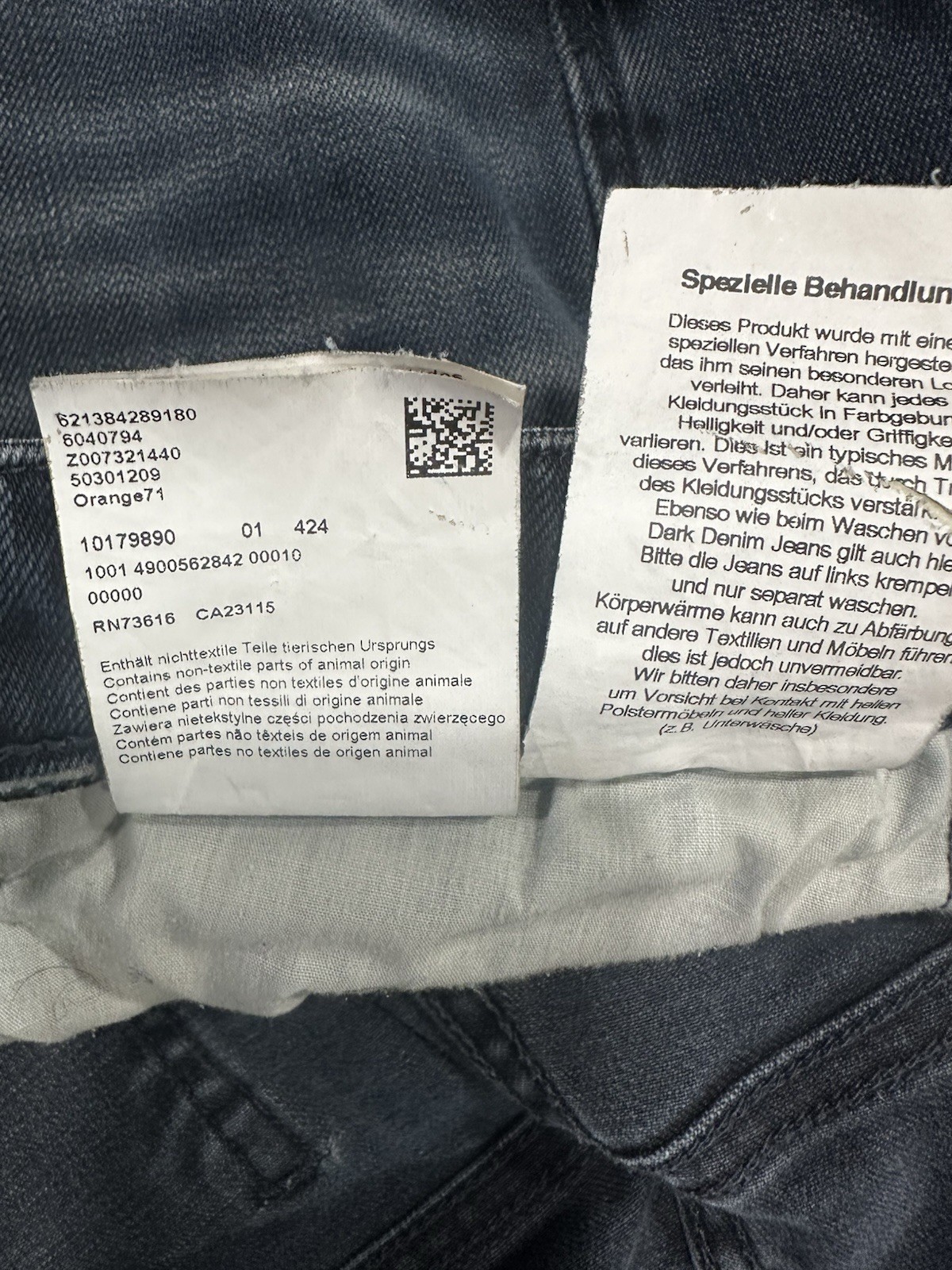 Hugo Boss Men Dieselstrasse 12 Stretch Stretch Leg Jeans Size W36 L32 thumbnail 10