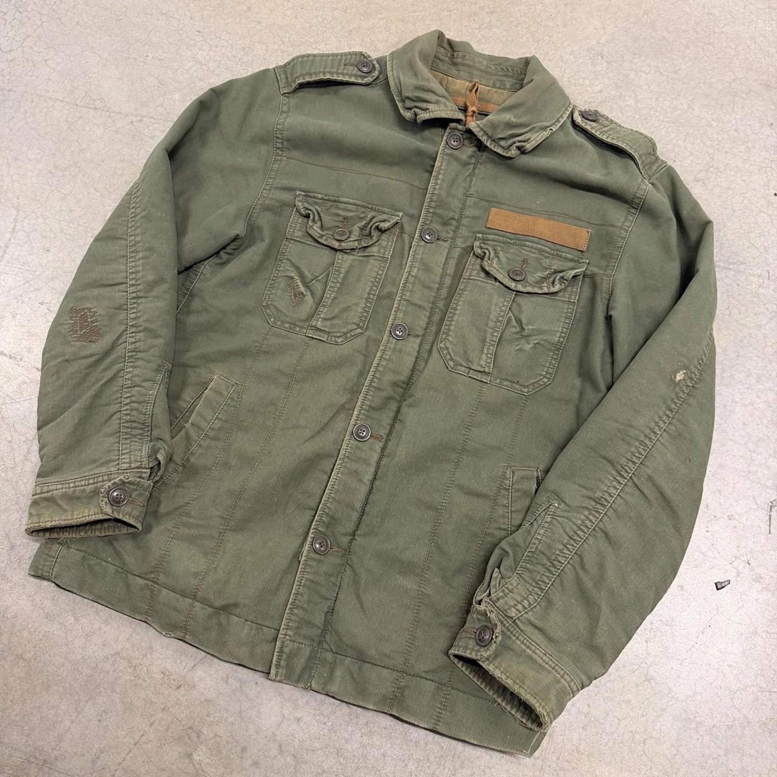 Vintage 00s No Boundaries Military Field Jacket Size M image 2