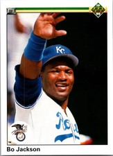 1990 Upper Deck Baseball Bo Jackson Kansas City Royals Base All-Star #75