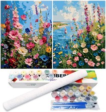 2 Pack Paint by Numbers Kit for Adults Beginner  Kids Ages 8-12 with Unframe...