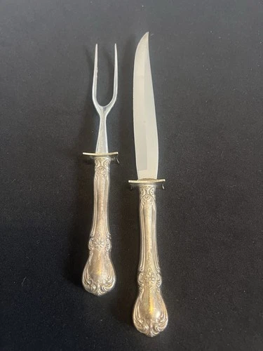 Towle Carving Set - Sterling Handles With Stainless Blade