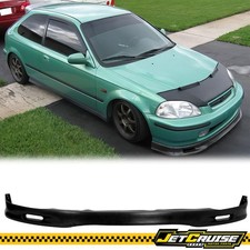 Fits 96-98 Honda Civic Ek Spoon Style Front Bumper Lip Spoiler Unpainted Pu Fits 96-98 Honda Civic Ek Spoon Style Front Bumper Lip Spoiler Unpainted Pu
