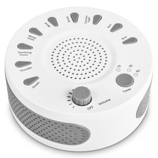 White Noise Machine, Portable Sleep Sound Therapy Machine with 3 Timers