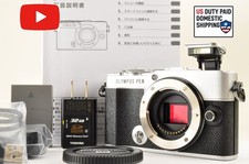  US Duty Paid OLYMPUS PEN E-P7 Mirrorless Camera Silver Body only US Ships