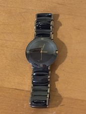 Rado Diastar Swiss ceramic Black Gold Watch 129.0300.3