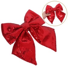 Xmas Elements Bow Decor Unique Christmas Ornaments Bowknot Bag Filler
