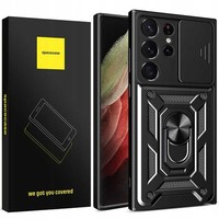 Spacecase Case Cover FüR Samsung Galaxy S23 Ultra Schwarz