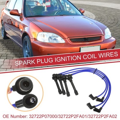 Zündkerzen-Spulen-Kabel Zündspulen-Harnisch 7mm für Honda 1992-2000 Civic De Sol
