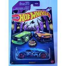 2024 Hot Wheels Halloween 2/5 Barbaric Blue Diecast Car 1:64 Scale